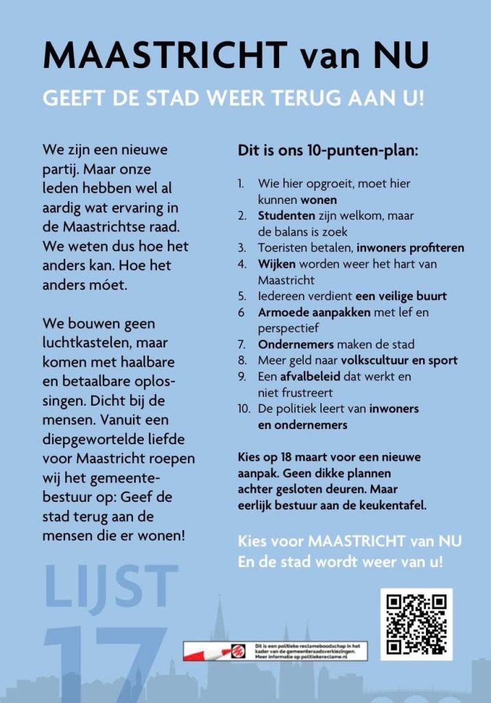 Maastricht verdient échte verandering